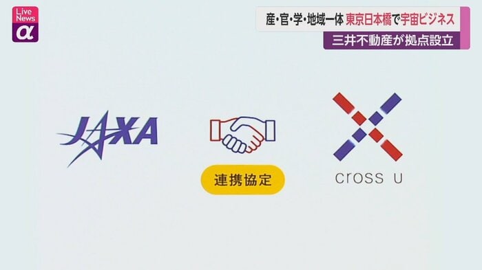 クロスユーがJAXAと連携協定を結んでいる