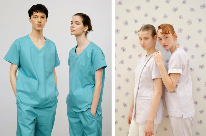 クラシコが展開している看護服(提供:クラシコ株式会社)