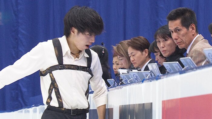 フリー『進撃の巨人』を披露する全日本選手権(2023年)