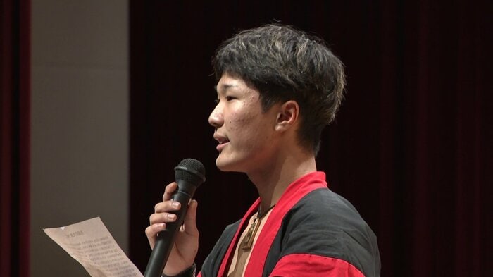 長信田太鼓の活動を通して「自分は変われた」と語る小玉さん