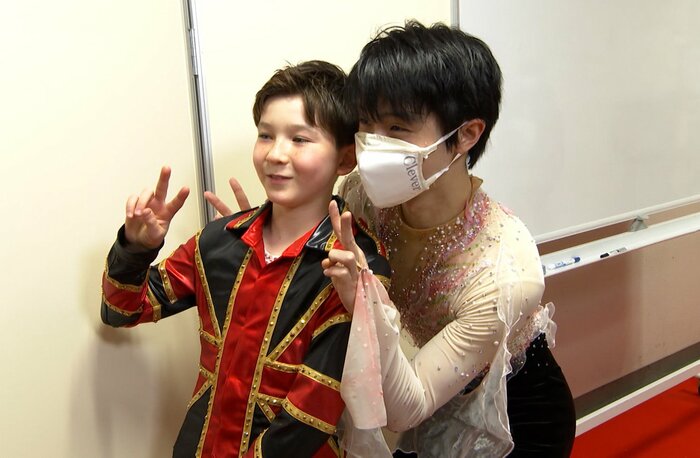 去年のメダリストオンアイスで羽生結弦と