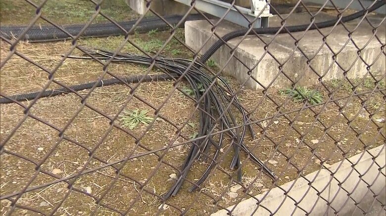 【衝撃】銅線“計3900メートル”の3900万円分が盗難…太陽光発電施設で被害　発電止まり気づく…山梨・北杜市｜FNNプライムオンライン