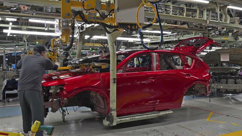 マツダ　国内生産台数が６カ月連続プラスに　新型ＣＸ-５が追い風　アメリカ市場でも好調な販売続く｜FNNプライムオンライン