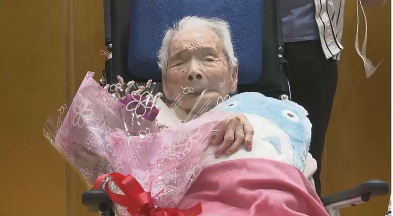 国内最高齢女性　巽フサさん、けさ亡くなる　116歳　長生きの秘訣「よく食べ、よく眠ること」と長男　大阪府｜FNNプライムオンライン