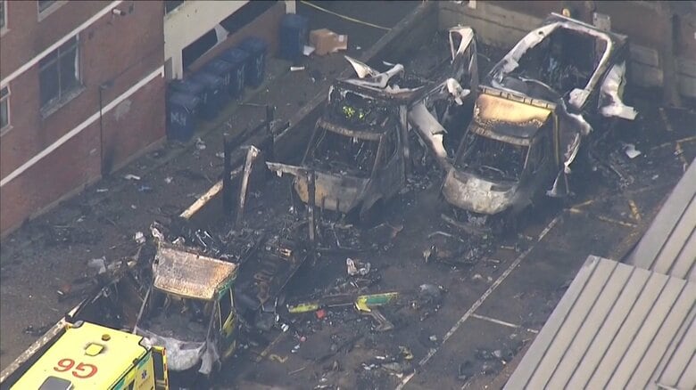 ロンドンのユダヤ系団体の救急車放火事件　新たに3人逮捕｜FNNプライムオンライン