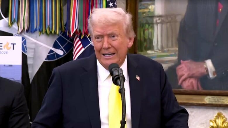 トランプ大統領「インドのモディ首相がロシア産原油購入停止委を約束した」…ロシアとウクライナの和平合意へ改めて意欲｜FNNプライムオンライン
