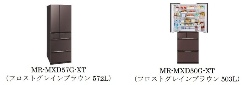 「MXD シリーズ」(「MR-MXD57G」、「MR-MXD50G」 提供:三菱電機)