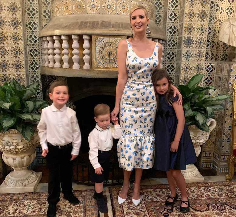 【写真】イバンカ氏の三人の子供たち。アラベラちゃんは長女(右端)イバンカ氏のツイッターより