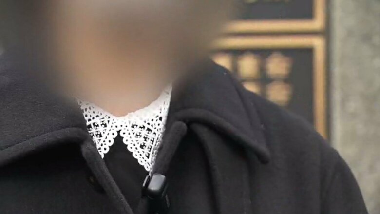 取材に応じる雅子さん