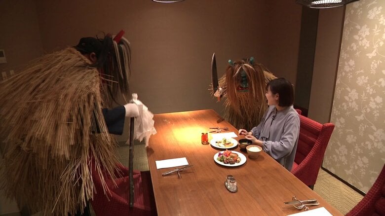 レストランにも登場