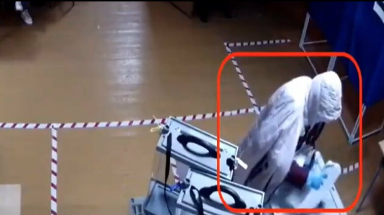 反体制派が「不正の証拠」として公開した映像