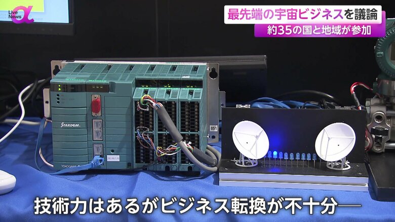 「SPACETIDE」で展示された宇宙技術