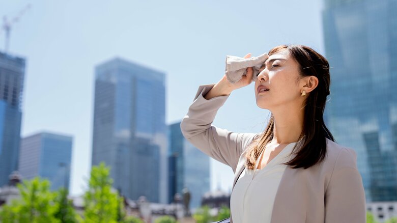 夏の寒暖差は自律神経が乱れやすい（画像：イメージ）