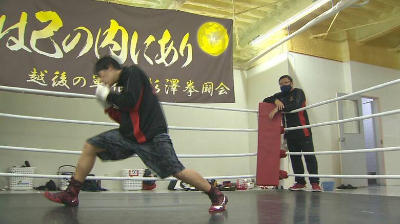 父親が練習をサポート