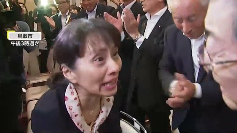 新総裁決定直後の石破茂氏の妻・佳子さん