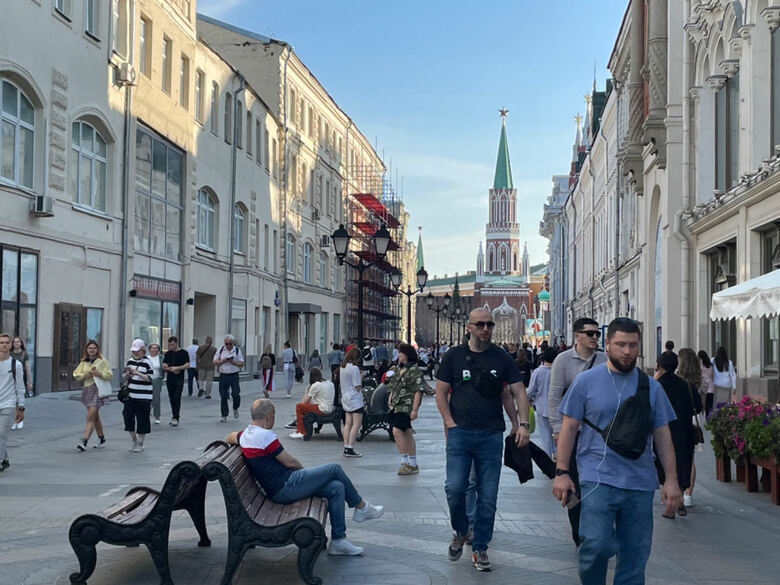 モスクワの街並みはヨーロッパを感じさせる