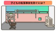 年末年始、子供がいつもより長く家にいる時期だから…自宅や帰省先を再点検！ベランダからの転落事故をなくしましょう 