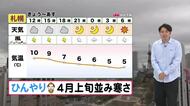 【北海道の天気 28日(火)】季節逆戻り…4月上旬並み寒さ　ゴールデンウィークは晴れて汗ばむ陽気も