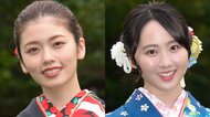 美女たちがあでやか晴れ着姿披露 小芝風花、来年は“先輩風”か?本田望結は“陸海空”の制覇目指す