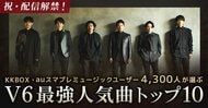 祝・配信解禁｜ファン4,300人が選ぶV6最強人気曲トップ10