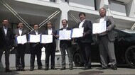 北上市とトヨタグループが災害協定 ハイブリッド車を貸与<岩手県>