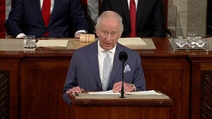 チャールズ国王 米議会で演説　イランで“不和”も結束強調