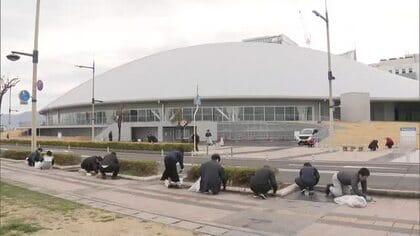 サンポート高松をきれいなまちに！周辺企業・団体から約１５０人が「おもてなし清掃活動」【香川・高松市】