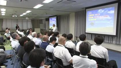 OBが東日本大震災の対応を伝える　NTT東日本岩手支店が講演会開催　岩手・盛岡市
