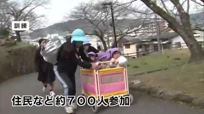 東日本大震災発生から15年　臼杵市で住民や児童などが津波を想定した避難訓練　大分