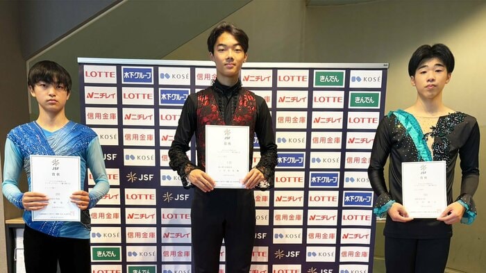 ジュニア男子表彰台(中四国九州選手権)