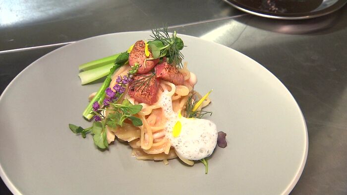 こだわりのパスタも楽しめる