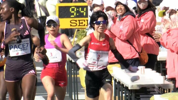 名古屋ウィメンズマラソン 給水に失敗した鈴木亜由子
