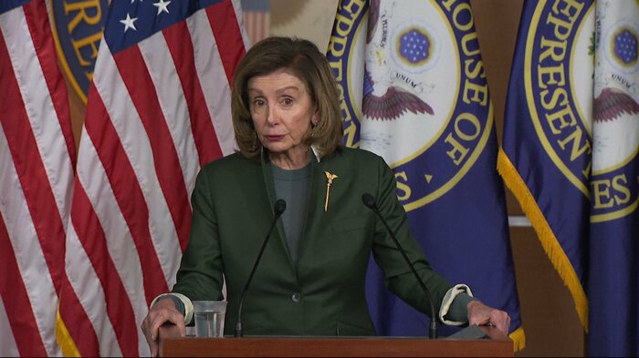ペロシ下院議長は出馬を表明している
