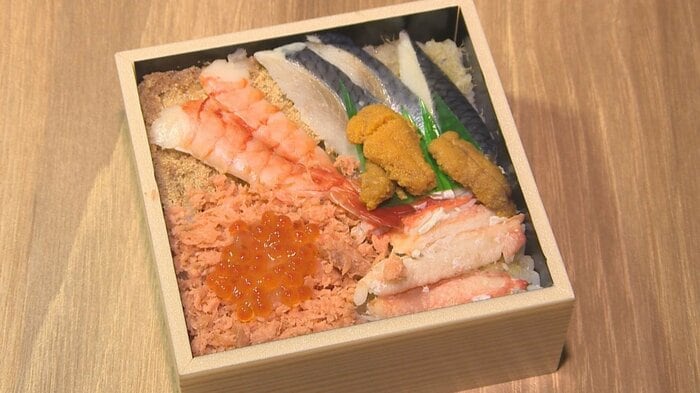 新潟産コシヒカリと海鮮のうまいもん寿司