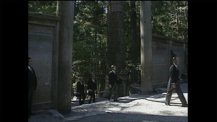 伊勢神宮に参拝される皇太子さま(1991年3月9日)