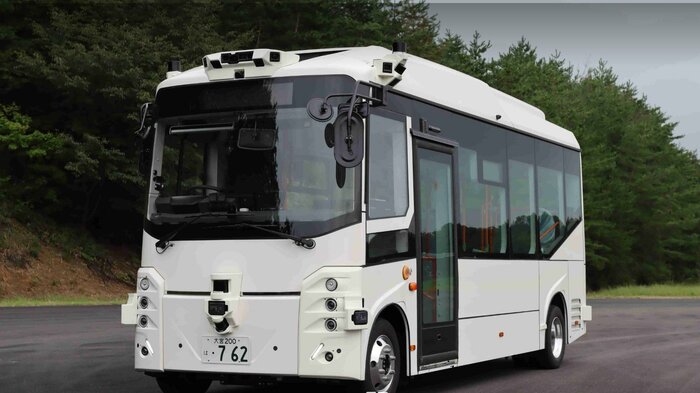 来年1月から大田区で運行される自動運転バス