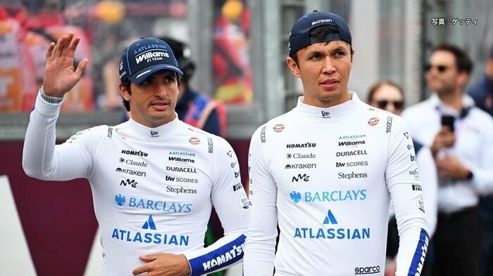 カルロス・サインツ（左）アレックス・アルボン（右）