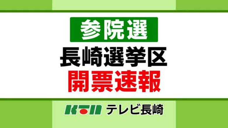 【参院選】長崎選挙区開票速報・小値賀町　開票率100％｜FNNプライムオンライン