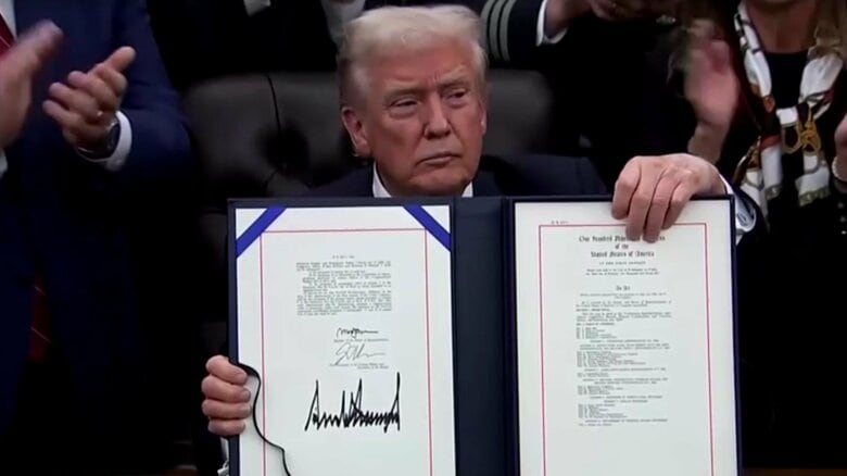 アメリカの全紙幣にトランプ大統領の署名を刻印へ　「建国250周年記念」の“異例”対応に野党からは批判も｜FNNプライムオンライン