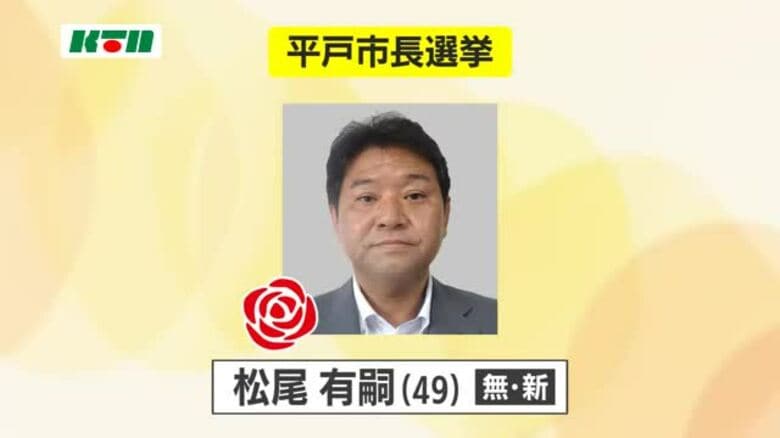 平戸市長選挙　松尾有嗣氏が初当選｜FNNプライムオンライン