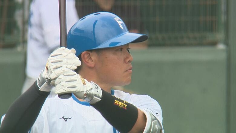 【ファイターズ】セカンド挑戦！吉田賢吾 チーム初実戦で２安打アピールに成功｜FNNプライムオンライン