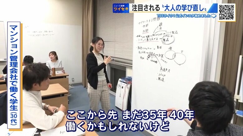 マンション管理会社で働く学生（30代）