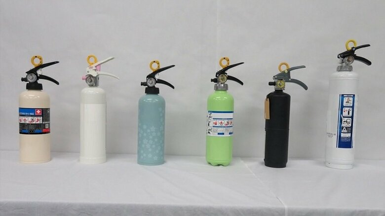 住宅用消火器（提供：日本消火器工業会）