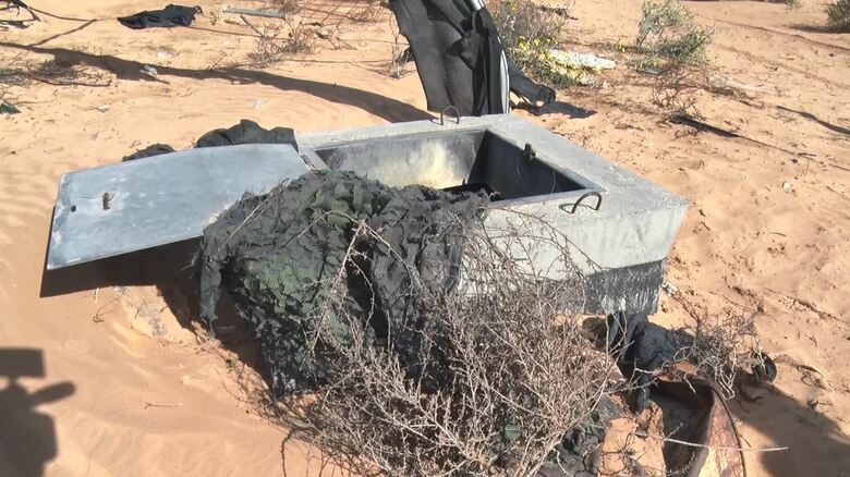 「攻撃戦略型」トンネルの出入り口もカムフラージュされる