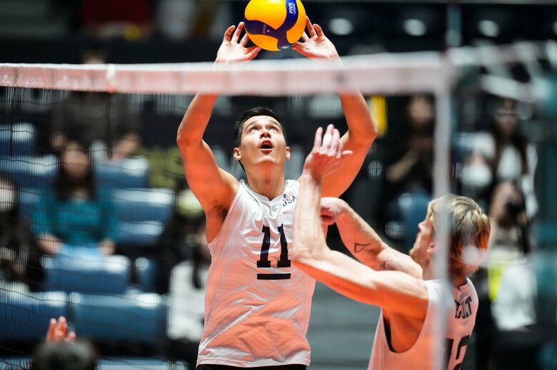 キャプテンで司令塔の クリステンソン（写真：©️FIVB）