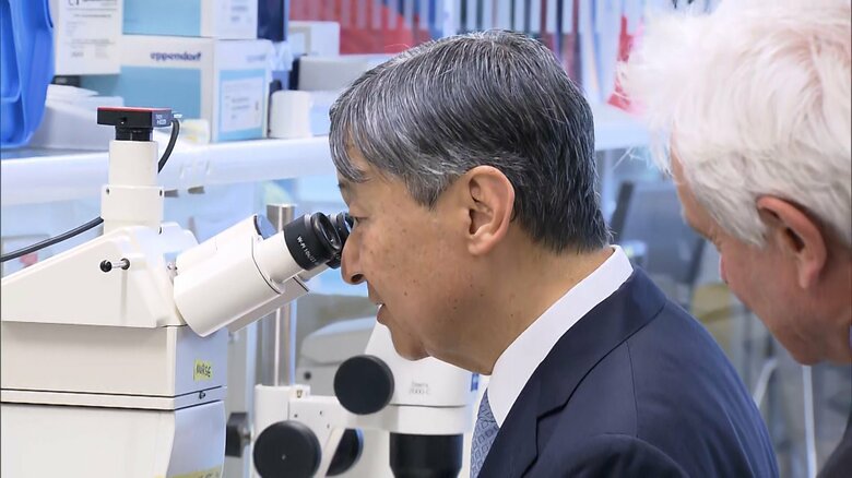 医療研究施設も視察された