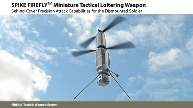 イスラエルの自爆攻撃ドローンSpike Firefly（RafaelHPより）