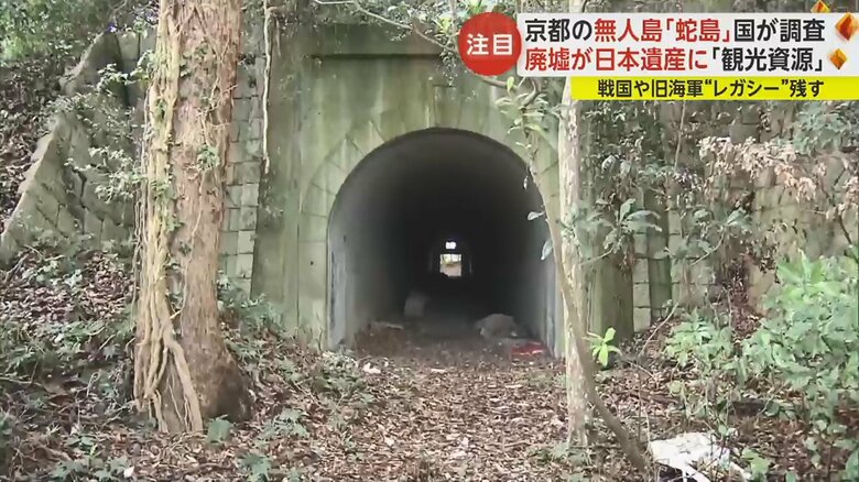 約100年前に、旧海軍がガソリンを保管するために造ったという施設