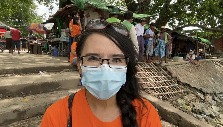 自身の名前がＮＧＯの名前でもある　シュウェチャ（Shwekyar）氏