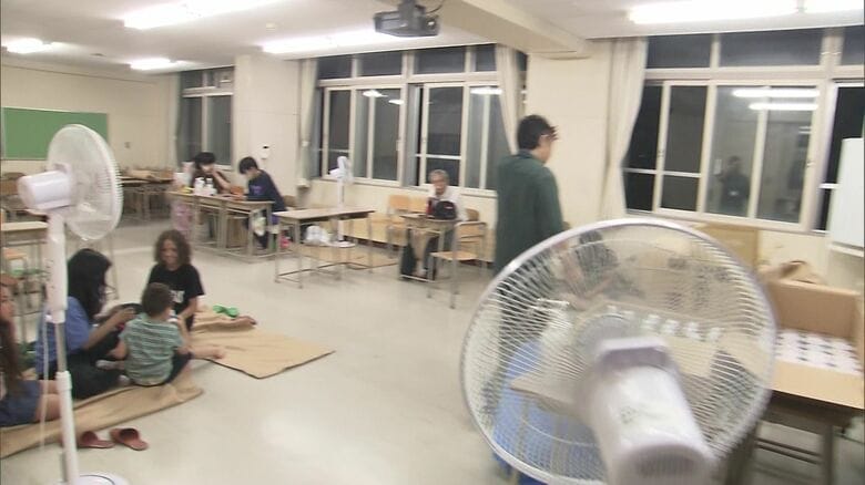 冷房のない避難所も